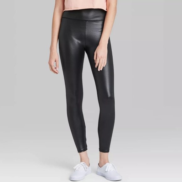 NWT Wild Fable High-Waisted Liquid Leggings - Picture 2 of 3